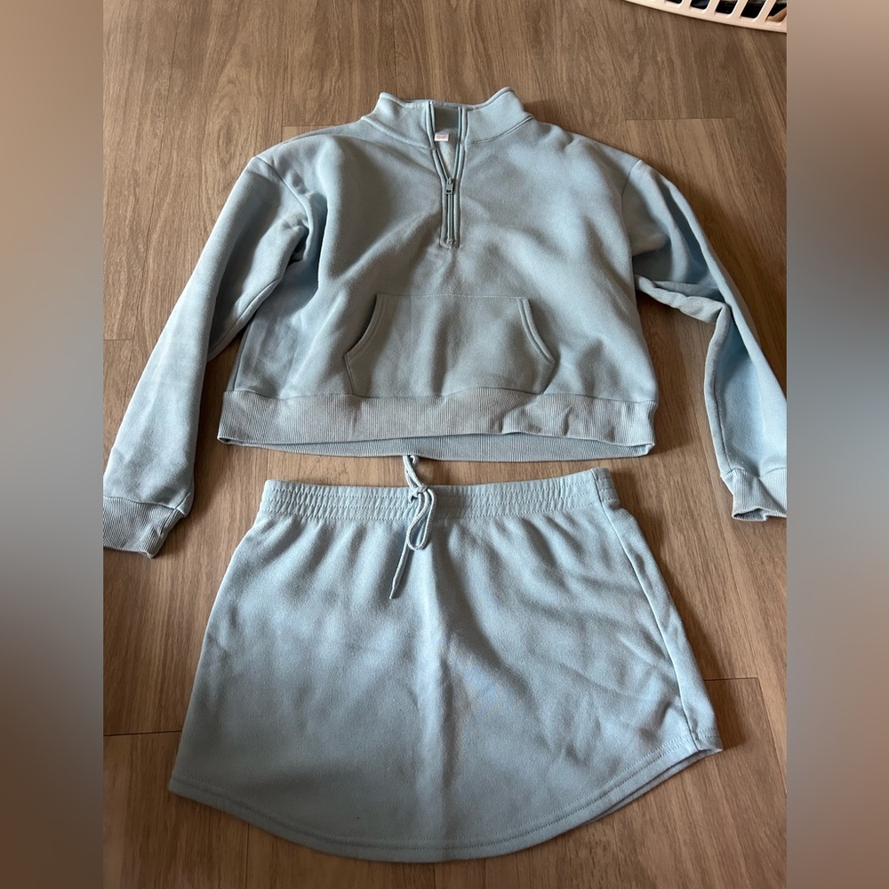 Light Blue Two-Piece Lounge Set